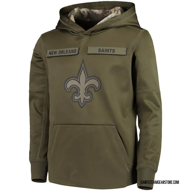 salute to service saints sweatshirt